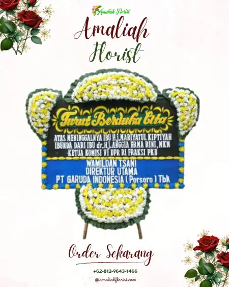 Papan Bunga Duka Ciwuni